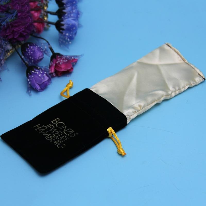 Black Velvet Pouch Wholesale for Jewelry Packing 3