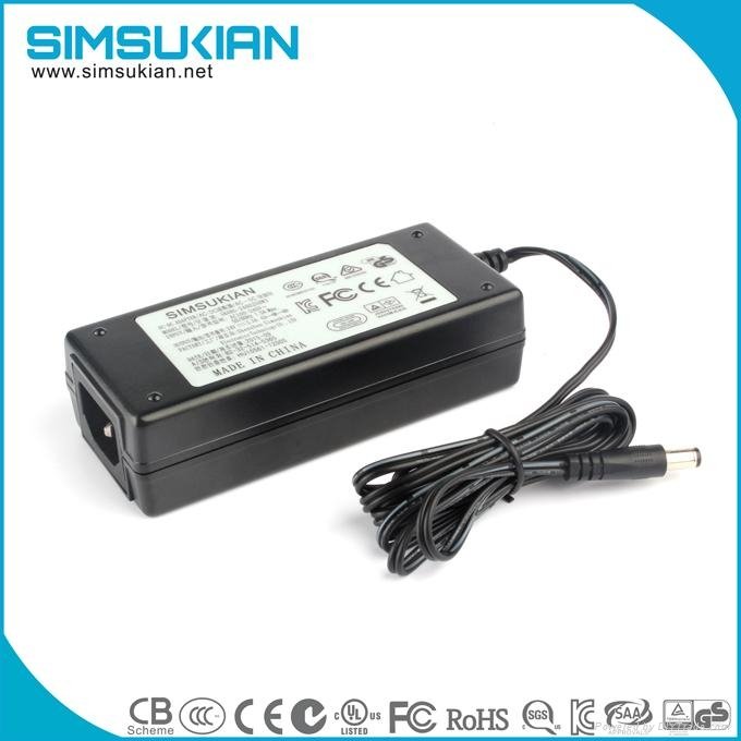 American FCC approval high quality medical equipment 24V 2.5a laptop power suppl 2