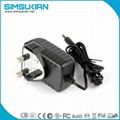 UK plug Wall-mount 15W AC/DC power adapter for LED strip