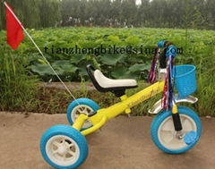 New style Child tricycle with pushing