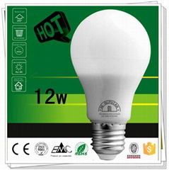 New High lumen 85-265V E27 12w led bulb