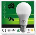 Promotion Plastic Aluminum 30000h A60 E27 9W A19 China LED lights 