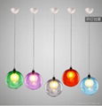 Nordic loft creative colorful bottle hanging lighting 3