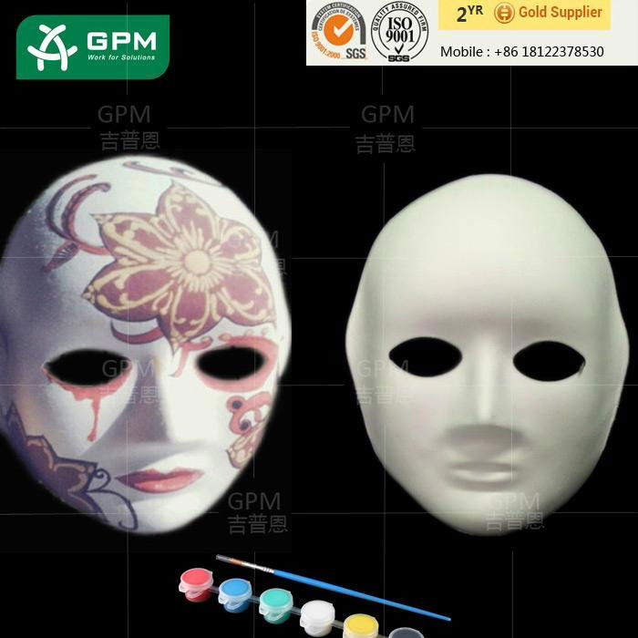 Hot Sell China Manufacturer Wholesale White Venetian Face Mask Pass SGS Certific 3
