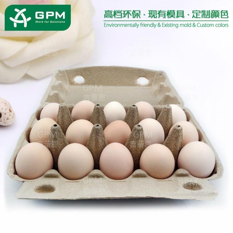 Biodegradable Paper Pulp Egg Packaging Carton for Chicken Eggs 4