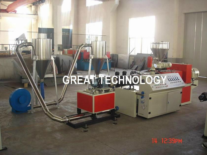 Rigid Soft Hot Cutting PVC Pelletizing Line