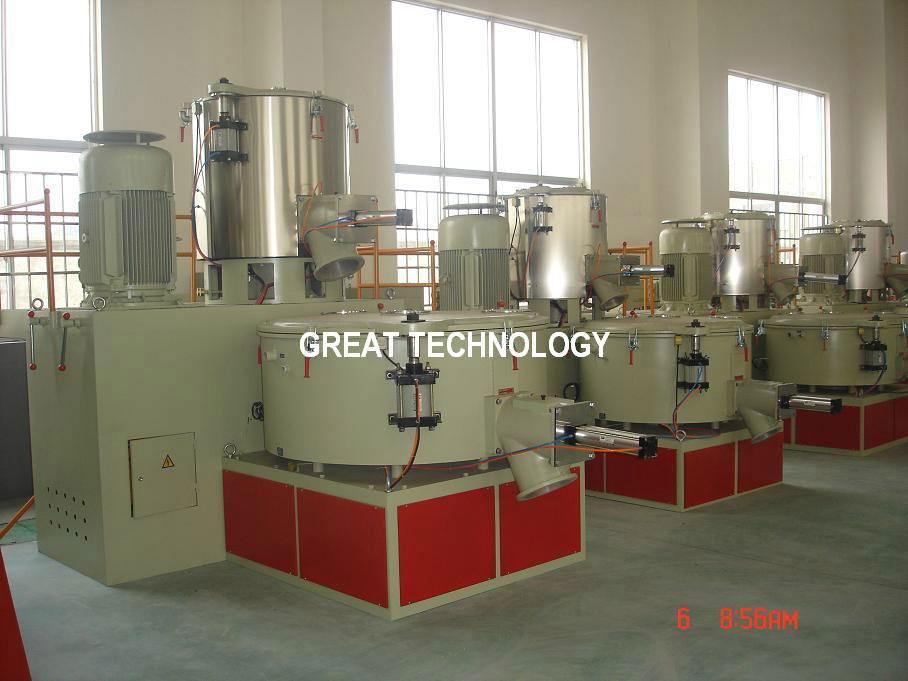 High speed hot cold PVC mixer machine 4