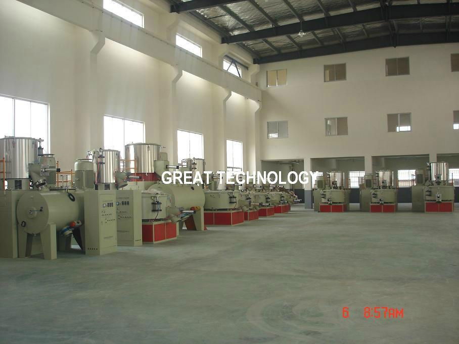 High speed hot cold PVC mixer machine 5