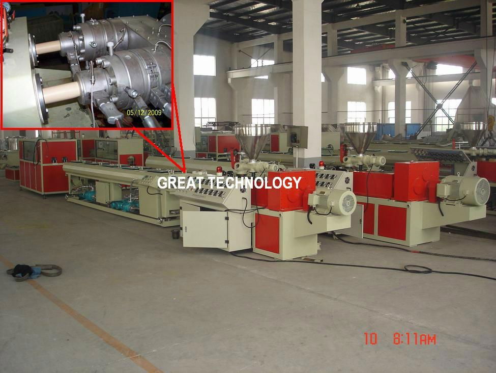 Drainage/water/sewer PVC pipe making machines 4