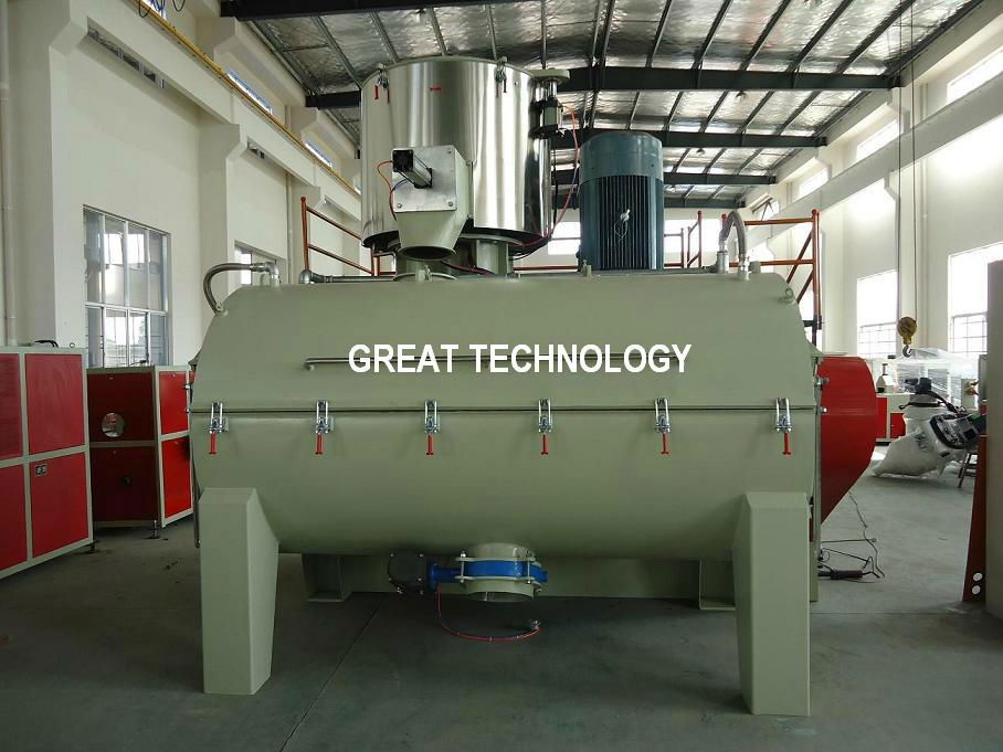 WPC PVC high speed heating cooling mixer machine 5