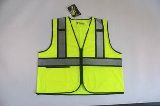 One chest pocket high visibility reflective vest Chile style meet EN ISO 20471