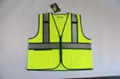 One chest pocket high visibility reflective vest Chile style meet EN ISO 20471 1