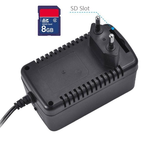 AC power charger hidden camera with pinhole lens 5