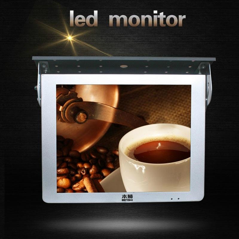 19 inch bems 3G wifi roof mounted bus lcd tv monitor 24v