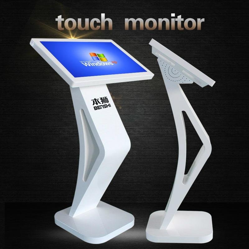 22 inch free standing android and win system all in one pc touchscreen