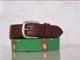 Needlepoint belts with genuine leather