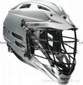 Cascade CPX-R Silver Lacrosse Helmet with Black Facemask 1