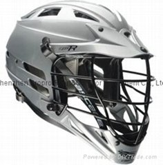 Cascade CPX-R Silver Lacrosse Helmet with Black Facemask