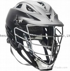 Cascade Men's R Matte Lacrosse Helmet with Chrome Facemask