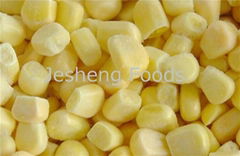 Frozen sweet corns