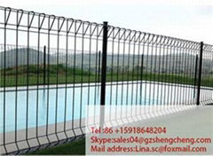 Wholeslae Iso certificate cheap yard fencing garden fence panel anti-climb fenci