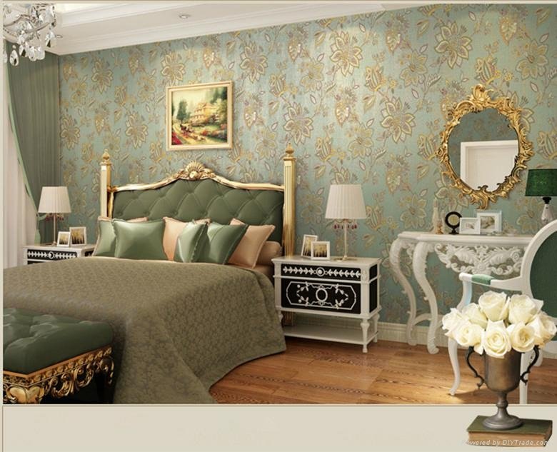 household decorative 3D wallpaper of non-woven wallpaper & ink wallpaper 2