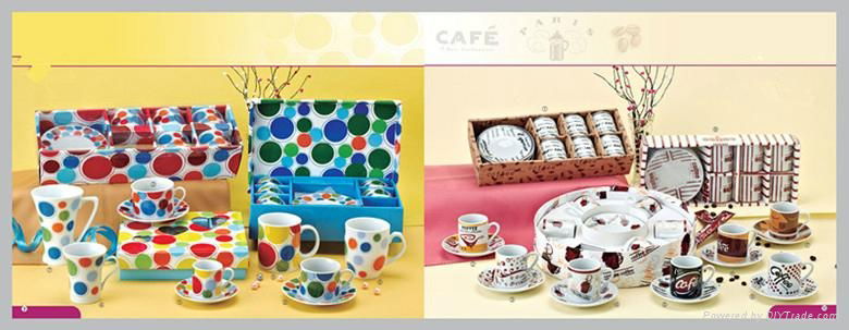 Household dinnerware sets ceramic coffee cup Italian coffee cups and mugs 3