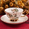 tea cup and saucer sets, ceramic tea set 1