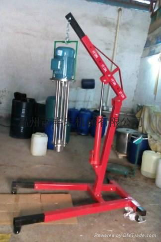 Emulsifying machine, shearing machine, 