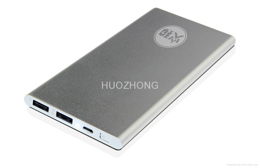 Aluminium Alloy Portable Ultra-slim Design Power Bank 2
