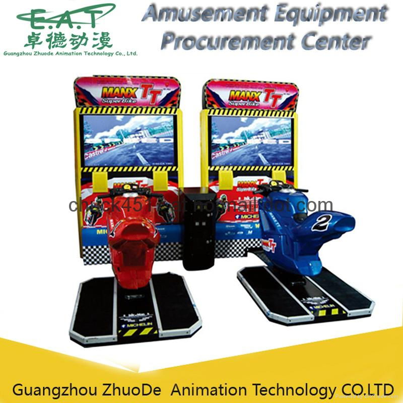 32 inch LCD TT Motor real arcade motor racing game machine