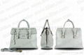 Grey Square Office Satchel *** Ililian Accessories*** 1