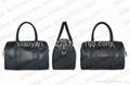 Unisex Handmade PU Classic Briefcase Laptop Messenger handbag Black *** Ililian 