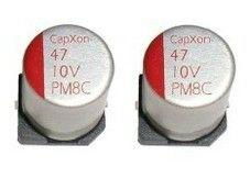 Polymer solid SMD electrolytic capacitors
