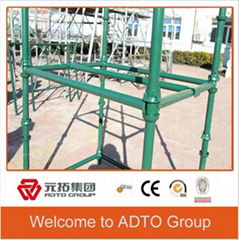 Q235 painted cuplock scaffolding standard manufacturer for construction