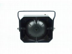 100W BLACK DRIVER UNIT POLICE SIREN HORN SPEAKER