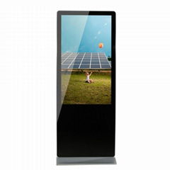 55" floor stand lcd advertising display ,touch screen kiosk