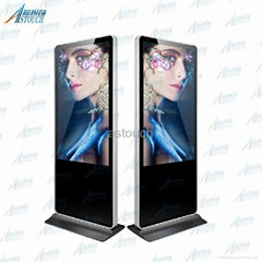 32''indoor floor standing advertising player with standalone