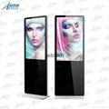 58 "+42" 3 screens lcd advertising display ,touch totem  