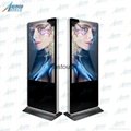 32''indoor floor standing IR touch advertising player with andriod os 3