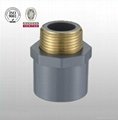 HJ brand CPVC sch80 pipe fitting copper thread male coupling