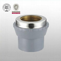 HJ brand CPVC pipe fitting SCH80copper thread  female coupling 