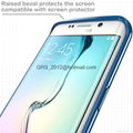 i-Blason Samsung Galaxy S6 Edge Halo Scratch Resistant Hybrid Clear Case  2