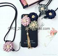 Flower pendant fringed iphone 7 case iphone6splus silicone case 6s soft  case 5