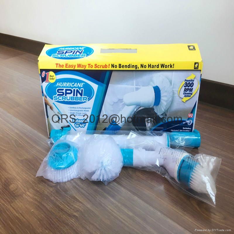 Hurricane Spin Scrubber Bathtub Tiles Power Floor Cleaner Brush Mop Scrubs Clean