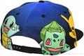 Pokemon Group Gradient Snapback Cap 
