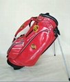 Porsche Golf Cart Bag- Red