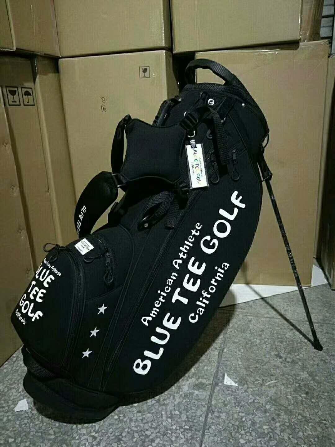 American Athlete Blue Tee Golf California  stang bag - Black