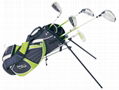 golf junior golf clubs & bag Youth kid carry bag # 8-10 years old (Green)