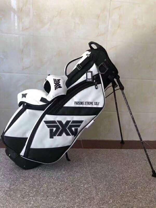 PXG white shadow cart bag